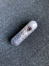 Vintage Silber Brosche oval mit Granatstein Schmuckstück gehämmert zeitlos schön