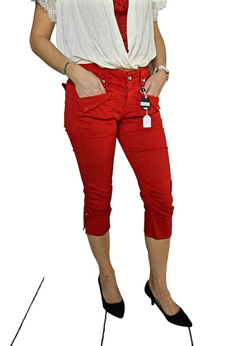 Luxuriöse rote shorts high - luxuriöse,