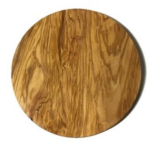 Olivenholz Brett rund, ca