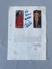 PAOLA "Paola Felix" "Schlager" signed signiert Blatt 21x30 Autogramm autograph