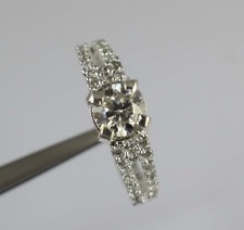 Rund Schliff Weiß Diamant