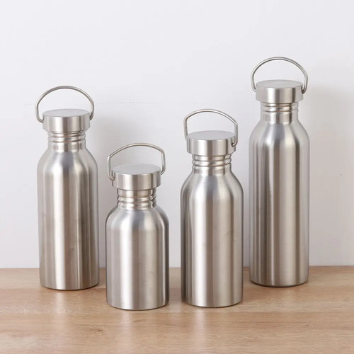 Edelstahl trinkflasche 500ml - edelstahl,