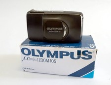 Olympus µ[mju:] Zoom 105, funktionsfähig, schwarz in original Umverpackung
