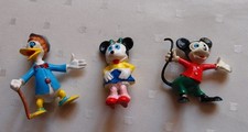 3 Disney Mickey Mouse Figuren