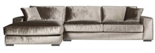 Braune Ecksofa Stoff