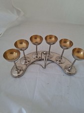 Antikes Likörbecher-Set um