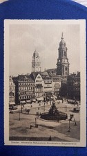 AK, Dresden, Altmarkt Mit Rathaus, Kreuzkirche, Café Fsust, Weißer Hirsch 