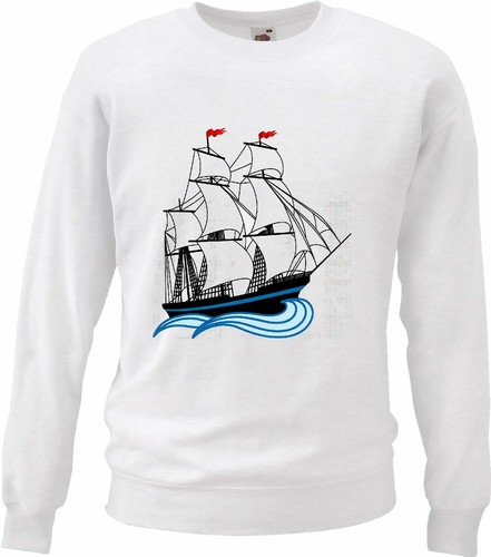 Sweatshirt segelboot - sweatshirt,