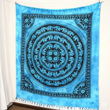 Indisch Batik Färbung Elefant