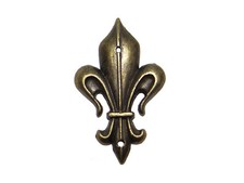 INWARIA Möbelbeschlag Lilie 2 Stk. Antikbeschlag Beschlag Antik Zierteile, K-262