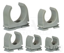 Klemmschellen Quickschellen Rohrschellen Schellen grau M12 M16 M20 M25 M32