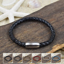 ❦ Armband THIES | Leder | 6 mm | Kompass | Surfer | Magnetverschluss | 01 ❦