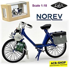 Solex Mofa Velosolex 3800 LUXE-Modell 1969-70 blau blue 1:18 Norev 182064