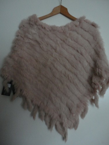 Poncho pelzponcho echt - pelzponcho, pelz