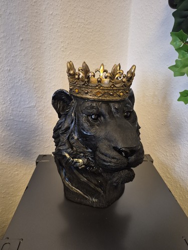 Dekokopf tiger löwe mit - xl,
