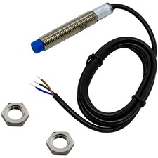 Näherungsschalter Induktiv 12mm M12 PNP Schließer 6...36V DC IP67 Sensor Messing