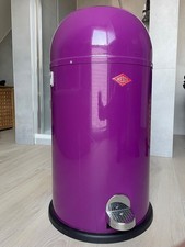 Wesco Kickmaster Mülleimer, 33L - Violett - gebraucht