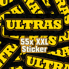 Dortmund Sticker Aufkleber XXL 55 Stück Ultras Rückseite geschlitzt
