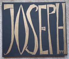 Joseph, signiert Detlef Willand 12 Holzschnitte Bibel, 1. Mose 37-50 Josef 