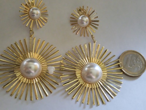 Ohrclips goldfarben - , xl