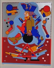 Simon Dittrich/ Siebdruck /E.A.  Exemplar/ handsigniert /1972