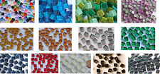 100 St. Softglas Mosaiksteine Glitzer 1x1cm MIT MULTI-RABATT Glitter ca. 85g