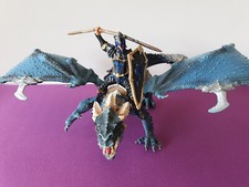 Schleich 72025 Drachenreiter Portok Blau Sonderedition - Drache mit Reiter