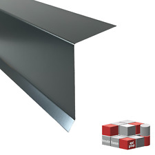 Ortgangblech Dachblech Ortgang Alu RAL7016 Anthrazit 2000 mm Winkelblech 0,8 mm