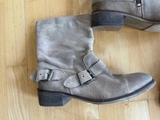 2 Paar Damen Schuhe 1 x Pumps Strass Stoff 1 x Wild Leder Stiefel Boots Gr.41