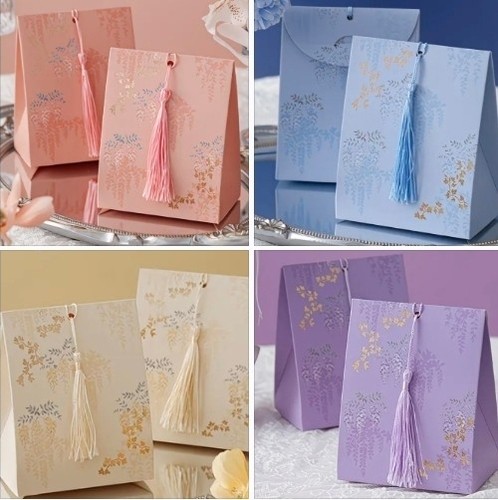 Geschenkbox tasche mit - tasche, quast