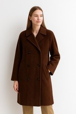 Alpaka Wollmantel Vintage