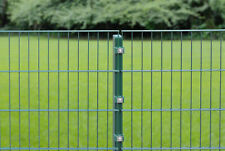 Doppelstabmattenzaun inkl. Pfosten, Gartenzaun Stabmattenzaun Gittermattenzaun