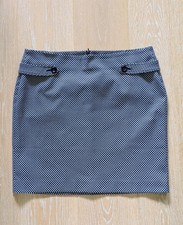 Kurzer Rock, Gr. 42, Tom Tailor, Blau/Weiß gemustert