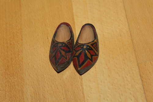Miniatur clogs holzschuhe - miniatur,