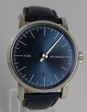 Montre MONO BlueSunray PURE MECHANIQUE Type Unitas 6498 Saphir Einzelhanduhr