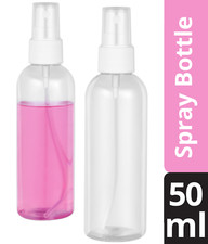 6x 50ml Sprühflasche Klein Mini Zerstäuber Spray Parfüm Reise Nachfüllbar Leer