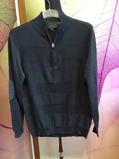 " Watsons " Pullover Herren Gr. L (52/54) Dunkel Grau Cotton/ Acryl Neu