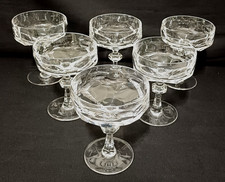 6x Sektschalen Nachtmann ALEXANDRA Bleikristall H/D: 12,5 x 9,8 cm