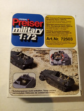 Preiser  1:72 Set  Military Figuren Nr. 72503im Karton . ovp. "Panzerbesatz."