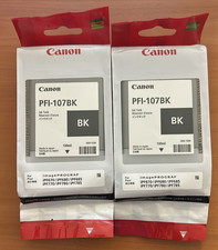 2x CANON PFI-107BK