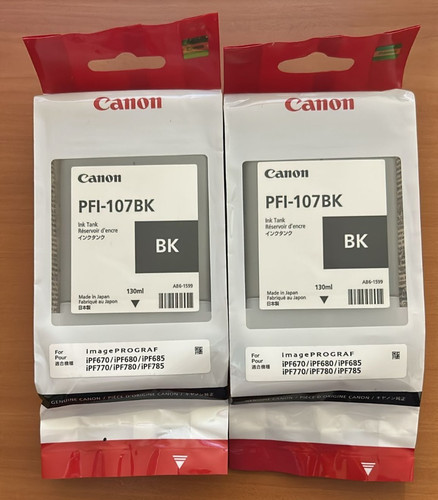 Canon pfi 107bk - canon, pfi-107bk