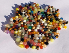 ca. 200x Edelsteinperlen 4mm