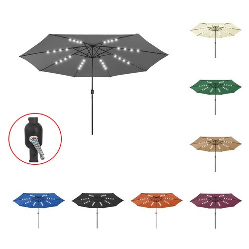 Sonnenschirm mit led leuchten - sonnenschirm,