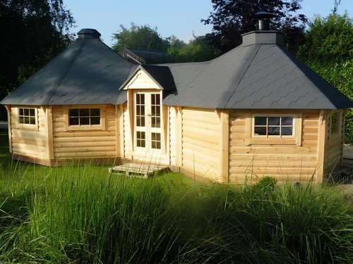 Hütte haus doppel grillkota - doppel,