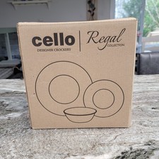 Cello Regal 18 PC Dinnerware