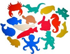 Badesticker - Moosgummitiere