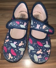 #Super Fit Hausschuhe Pantoffeln Kita Schuhe Klett-Verschl Gr 30 Motiv Ballerina