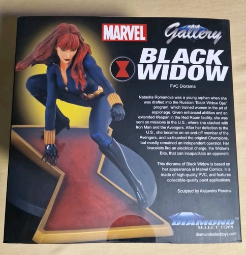 Black widow figur marvel - figur,