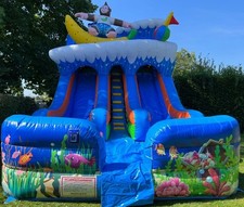Hüpfburg Wasserrutsche zu Vermieten