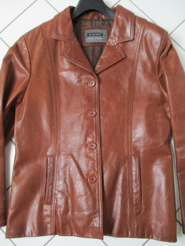 Damen lederjacke lederblazer - damen,